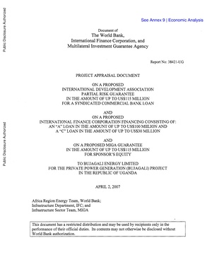Uganda Private Power Generation (Bujagali) E&FA.pdf